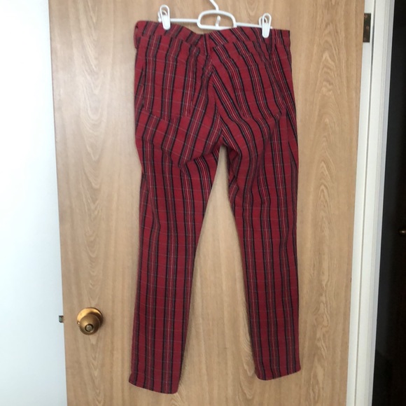 GAP plaid skinnies - Picture 2 of 5